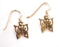Butterfly Earrings - gold