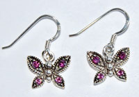 Butterfly Crystal Earrings 