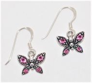 Butterfly Crystal Earrings 