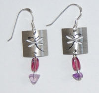 Dragonfly Petroglyph Earrings