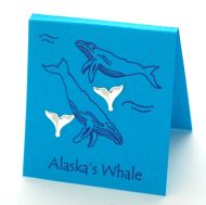 Alaska's Whale Tail Post Earrings