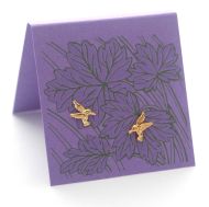 Hummingbird Post - gold