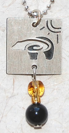 Bear Petroglyph Necklace