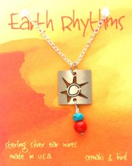 Moon Sun Petroglyph Necklace