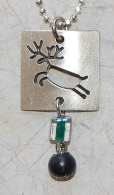 Elk Petroglyph Necklace