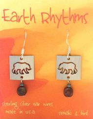 Griz Bear Petroglyph Earrings