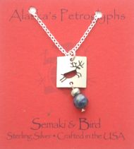 Caribou Petroglyph Necklace