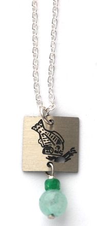 Halibut Petroglyph Necklace