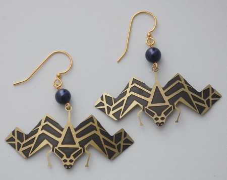 Bat Earrings