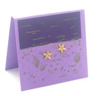 Starfish Post Earrings - gold