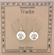 Sea Otter Track Earrings