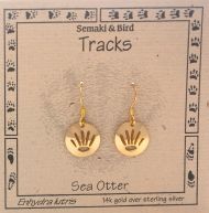 Sea Otter Tracks - gold