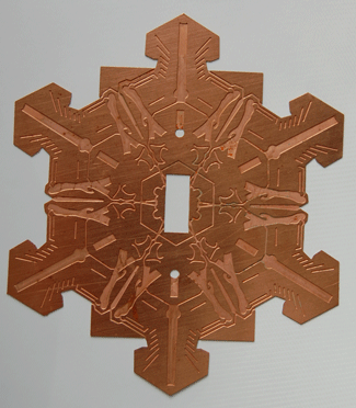 Snowflake Switch Plate