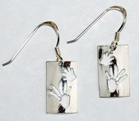 Beaver Track Earrings