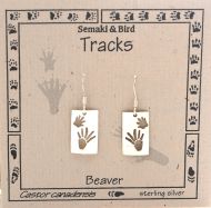 Beaver Track Earrings