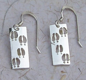 Elk Track Earrings