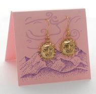 Sun Earrings - gold