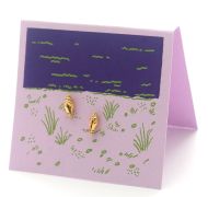 Conch Shell Earrings - gold