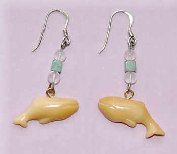 Whale Earrings