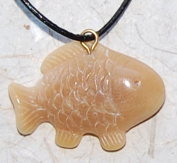 Fish Tagua Necklace