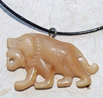 Lion Tagua Necklace