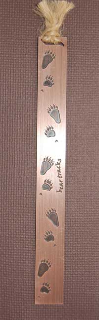 Bear Track Bookmark