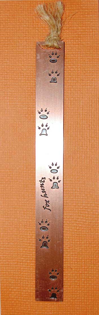 Fox Track Bookmark