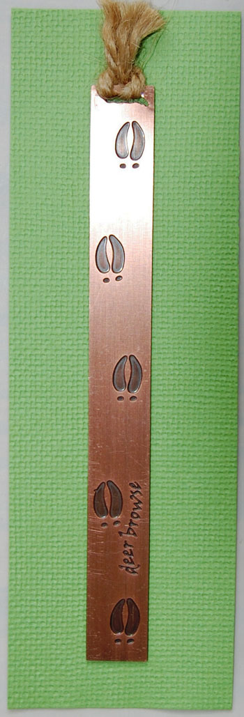 Deer Track Bookmark