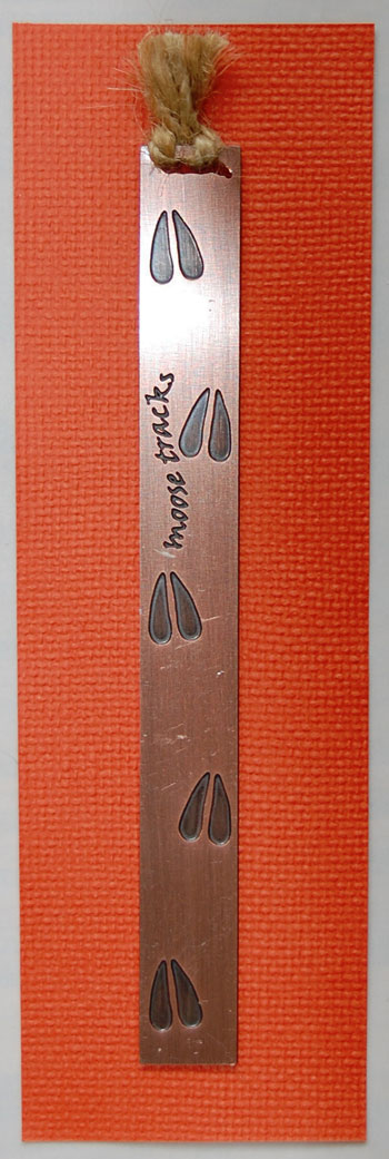 Moose Track Bookmark