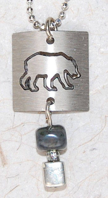 Bear Petroglyph Necklace
