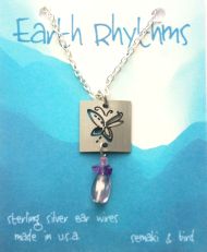 Buttterfly Petroglyph Necklace