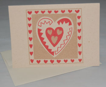 Heart Note Card