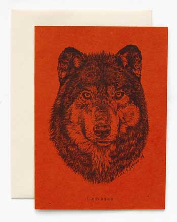 Wolf Note Card