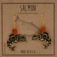 Salmon Earrings