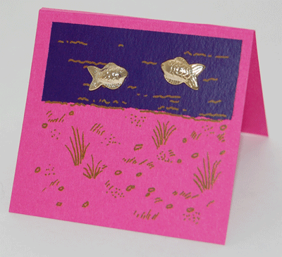 Fish Earring - gold