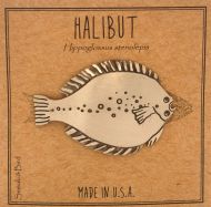 Flounder/Halibut Pin - sterling 