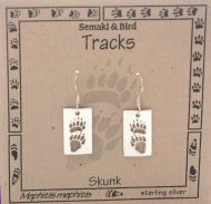 Skunk Track Earrings