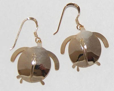 Turtle Earrings - gold