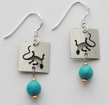 Lizard Earth Rhythm Earrings