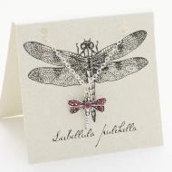 Dragonfly Necklace - rose