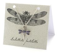 Dragonfly Necklace - tanzanite
