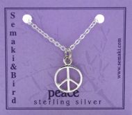 Peace Sign Necklace