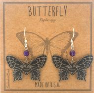 Butterfly Earrings - silver