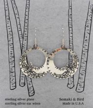 Swallow Hoop Earrings