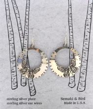 Butterfly Hoop Earrings