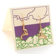 Seal Earring - gold