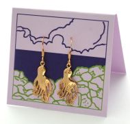 Octopus Earrings - gold