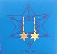 Star of David Earrings - gold