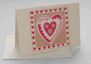 Heart Note Card