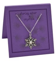 Snowflake crystal necklace